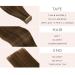 YDDM Tape-in Extensions Real Hair - 20PC Invisible Skin Weft 14inch (35cm) P2/6# - Premium Quality for Flawless Volume - Buy Online on GoSupps.com