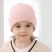 XYIYI Newborn Baby Winter Beanie Hat Mitten Set - Pink2 | Infant Toddler Warm Knitted Hat Glove Set for Boys Girls 3-18 Months - Buy Online on GoSupps.com