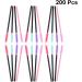 LEORX 200pcs Silicone Eyelash Brushes Disposable Mascara Applicator Wands Brush for Lash Extensions (Colorful) - Buy Online on GoSupps.com