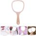 Beaupretty Vintage Wood Handheld Mirror - Portable Vanity & Barber Mirror for Salon Women - Buy Online on GoSupps.com