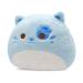 Yamepuia Cat Plush Pillow Blueberry Cat Stuffed Animals Plushies Plushie Stuffed Horse Plush Toy Soft Hugging Pillow Plush Animal Throw Pillows for Kids Christmas Birthday Gifts Blueberry Pillow