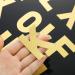 232 Pieces 24 Sheets Large Letter Stickers Big Font Alphabet Letter Number Stickers 2.5 Inch Self Adhesive Letters Number Kit Mailbox Stickers for Mailbox Presentation (Gold  Letter) Gold Letter - Buy Online on GoSupps.com