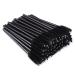 MSQ 50 pieces black eyelash brushes disposable color cosmetics brush for eyelashes and eyebrows mascara magic rods for beauty salon and home use (black) 1 black