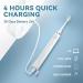 Mitimi Rechargeable Electric Toothbrush with 40000VPM | 5 Modes, Smart Timer, IPX7 Waterproof | Includes 5 Brush Heads | Sonic Toothbrush for Adults - White - Buy Online on GoSupps.com
