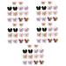 FOMIYES 35 Pairs Mesh Butterfly Hair Accessories Butterfly Hair Clips Hair Barrettes Hair Decorations Cute Hair Clips Hair Clips for Toddlers Manual Hairpin Decorate Child Flannel