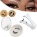 Natural Magnetic False Eyelashes Kit Reusable Magnetic Lashes without Eyeliner Natural Look 3D Effect Glamorous Magnetic False Eyelashes with Applicator Easy Wear No Glue NoMakeup Remover(B06-3)