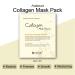 Buy Vegetable Collagen 5-Pack Korean Face Masks - Moisturizing Skincare for All Skin Types | Perfect Self-Care & Gift for Men & Women - Buy Online on GoSupps.com
