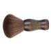 Angoily Facial Hair Cutting Brush Neck Duster Brush Hair Salon Neck Duster Barber Neck Brush Cloth Remover Clay Flower Accessories Bride Cleaning Brush Hair Brush Bamboo