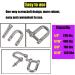 Durable SMTUNG 304 Stainless Steel D Shape Load Shackle for Outdoor Sports - 6mm (8pcs) - Buy Online on GoSupps.com