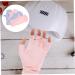 Beavorty 2 Pairs pink gloves sun gloves nail art supplies nail UV protection gloves for women nail art accessory nail UV gloves nail art UV gloves UV nail gloves Nylon Accessories manicure 21x12x0.1cm As Shown1 - Buy Online on GoSupps.com