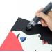 ZEYAR Jumbo Black Paint Marker Pens - 15mm Felt Tip, Waterproof & Permanent Ink - Ideal for Plastic, Posters, Stone, Metal, Glass - Pack of 3 - Buy Online on GoSupps.com