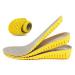 1 pair of soft breathable insoles to increase the height elastic shock-damping full insoles shoe cushions honeycomb structure orthopedic replacement insoles for men and women (1.5 cm large 41-45 1.5 cm