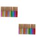 Didiseaon 20 Pcs Metallic Liquid Eyeliner Eyeshadow Shimmery Eyeliner Glitter Eyeliner
