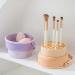 ASHLUYAK Makeup Brush Cleaning Mat with Holder Drying Brush 2 in 1 Portable Silicone Washing Tool for Cosmetic Brushes Cleaning Mat Tool - Buy Online on GoSupps.com