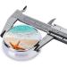 Beach Starfish Round Pill Box - 3 Compartment Mini Decorative Travel Organizer for Vitamins & Medications - Buy Online on GoSupps.com