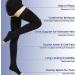 Beister 1 Pair Open Toe Thigh High Compression Stockings 20-30 mmHg for Varicose Veins - Large, Black - Buy Online on GoSupps.com