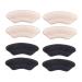 4pairs Sponge Heel High- Heeled Shoes Pad Bottom of Shoe Protector Heel Pads Shoe Heel Inserts High Heel Pads Non Slip Heel Pads Shoes Protector Sole Faux Leather Fleece