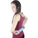 Coolife Fascia Muscle Roller - Cellulite Massager for Neck, Legs, Back - Deep Tissue Massage Stick with 3 Balls - Light Blue - Buy Online on GoSupps.com