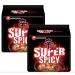 Nong Shim Shin Red Ramyun Super Spicy Instant Noodle 120g (Pack of 10) BY SPICEHUB