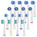 16pcs Brush Heads Compatible with Oral B Electric Toothbrushes. Pack of 4 Precision Clean 4 Cross Clean 4 3D Whitening Clean and 4 Sensitive Clean.