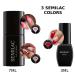 Semilac Try Me Hybrid Manicure Set - 3 Colorful Nail Polishes UV LED Lamp 36W Base Coat & Nail Cleaner for Perfect Nails | International Shipping - Buy Online on GoSupps.com