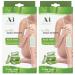 Amira Beauty Body Waxing Strips Infused with Aloe Vera Pre Applied Ready to Use Hair Removal Strip for Legs Arm Underarm Kit 64 Count