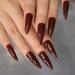 Stiletto Nails Long Pure Color Shiny Acrylic - 24pcs Reusable Easy Apply Set | Shop Internationally - Buy Online on GoSupps.com