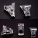 10 Pcs Transparent Nail Tips Clips | Clear Polygel Nail Art Tool for DIY Manicure & Extensions - Buy Online on GoSupps.com