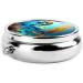 Seabed Coral Seahorse Round Pill Box - 3 Compartment Portable Organizer for Travel & Purse - Buy Online on GoSupps.com