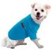 Hualisiji dog sweater fleece dog sweater small dogs warm dog sweatshirt warm and light with a soft texture easy to wear and light colors (XL blue) XL blue