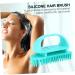 Bcoath 2-Piece Silicone Shampoo Brush Set - Scalp Massager for Adults | Hair Washing & Head Massage Brush (10.5x7x5.5cm Blue) - International Shipping Available - Buy Online on GoSupps.com