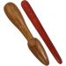 Minkissy Wooden Massage Tools - 4 Piece Hand Roller & Foot Massager for Acupuncture & Therapy - Buy Online on GoSupps.com
