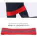 TREETDOBV Hip Glute Resistance Bands - Durable Fabric Elastic Workout Bands for Men & Women - Perfect for Leg & Thigh Exercises - Set of 3 Red Fitness Bands - Buy Online on GoSupps.com