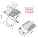 LiDiVi Pedicure Foot Rest - Adjustable Foot Stand for Easy At-Home Pedicures - Non-Slip Sturdy Legs - White (Upgraded) - Buy Online on GoSupps.com
