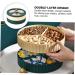 Alipis Box Dried Fruit Storage Box Snack Containers Cookie Plate Snack Tray to Rotate Tableware Nut - Buy Online on GoSupps.com