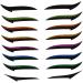 36 Pairs Glitter Eyeliner Double-sided Tape Eyeliner Stencil Sticker Self-adhesive Eyeliner Sticker Instant Double Eyelid Strips Invisible Eye Line Strips Double Eyelid Stickers HONMEET - Buy Online on GoSupps.com