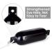 Leader Accessories Ribbed Boat Fender Bumper Pack of 4 - 3/8 Lines and Pump Included, Black, 4.5x16 - Twin Eyes Design - Buy Online on GoSupps.com