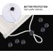 Ultechnovo 500 Elastic Plastic Buckle - Slipproof Mask Accessories & Face Cover Adjusting Cord - Black 1x1cm - Buy Online on GoSupps.com