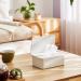 Aohcae Wet Wipes Box | Stylish Storage for Baby Wet Wipes & Toilet Paper | White Tissue Box for Home & Travel - Buy Online on GoSupps.com