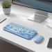 MOFII Colorful Computer Wireless Keyboard and Mouse - Mini Blue - Buy Online on GoSupps.com