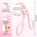 TIESOME Eyelash Curler - Pink Wide-Angle Eye Lash Curler with Silicone Refill Pad | Long-Lasting Natural Curling for Small Eyes - Buy Online on GoSupps.com
