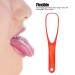 Portable Tongue Scraper - Oral Mouth Cleaner for Kids & Adults (Red) - Buy Online on GoSupps.com