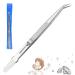Precision Tweezer | Stainless Steel Anti-Static Tweezers with Sliding Lock Design | Straight/Curved Tweezers for Electronics Laboratory Work Jewelry-Making Craft