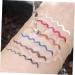 SOESFOUFU 6pcs Eyeliner Pen for Women Eyeliner Stencils Pink Eyeliner Red Eyeliner Cosmetics Abs Miss Girl - Buy Online on GoSupps.com