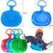 Femont Ski Scooter Snow Sled Board for Outdoor Sports - Cold-Resistant Snowboard Sleigh Kick-Scooter with Strength Handle - Winter Toys for Snow Grass Sand Sliding - 3 PCS - Buy Online on GoSupps.com