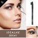 Golden Rose Eyebrow Pencil 101 Black Brush - Perfect Eyebrows | International Shipping Available - Buy Online on GoSupps.com