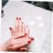Ipetboom Silicone Nail Stamper Replacement 6pcs Nail Art Silicone Stamp Single Silica Gel Seal Silicone Stamper Replacement 2.30X2.30X1.20CM Transparent Color - Buy Online on GoSupps.com