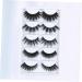 LALAFINA 5 Pair Luxury False Eyelashes 3d Flexible False Lashes Dramatic Eyelashes Reusable Fake Eye Lashes Magnetic Eyelashes False Strip Eyelashes Artificial Beauty Tools - Buy Online on GoSupps.com