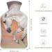 Running Horse Hot Water Bottle with Plush Cover | Hand Warmer for Adults & Children - 26.5x15.3cm - International Shipping Available - Buy Online on GoSupps.com
