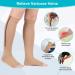 Buy Compression Stockings for Varicose Veins - Toe-Free & Zip Design Medical Support (L/XL Skin) - International Shipping Available - Buy Online on GoSupps.com
